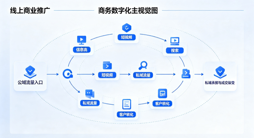 措美县线上商业推广怎么做？全域流量闭环搭建与低成本转化实战指南